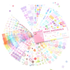 Sổ 30 Tấm Basic Materuals Sticker Note Ghi Chú Đánh Dấu Tiện Lợi 15640