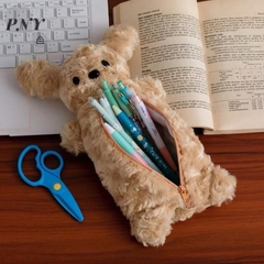 Túi Đựng Bút Lông Mịn Hình Thú Cún Lông Xù Tai Dài 16688