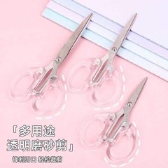 Kéo Cắt Đa Năng Cán Trong Suốt Scissors 17859