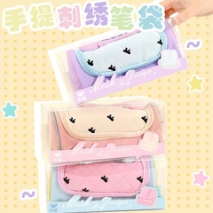 Túi Bút Vải Hoạt Hình Thêu Nơ Princess 17603
