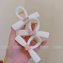 Kẹp Tóc Nhựa Cung Mini 8cm Đính Charm Đủ Mẫu 16334
