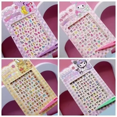 Stickers Dán Móng Tay 8.5*15.5cm Dạ Quang + Nhíp 17796