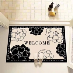 Thảm Lau Chân Chống Trượt Họa Tiết Thương Hiệu 16105