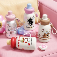 Bình Giữ Nhiệt Hoạt Hình 400Ml Nắp Núm Vú 17328