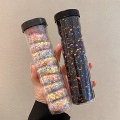 Set Ống 10 Cột Tóc Lông Xù Bản To Màu Sắc 15490