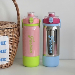 Bình Giữ Nhiệt Fashion Quai Xách Nút Bật 540ML 17331