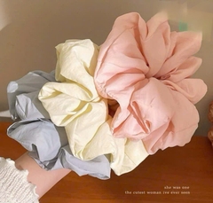 Cột Tóc Vải Scrunchies Voan Bóng Trơn FMDREA 16679