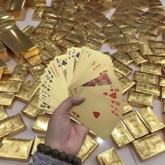 Bộ Bài Tây 52 Lá Vàng 24K 16709