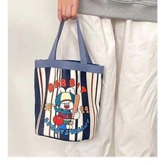 Túi Vải Cầm Tay In Họa Tiết Hoạt Hình 24*13*21cm 15577