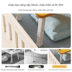 Bàn Gỗ Vuông Trơn Gấp Gọn 16636