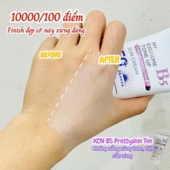 Kem Chống Nắng PrettySkin B5 Tím Nâng Tông Triệt Sắc Vàng Mọi Loại Da 15609