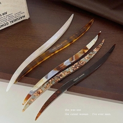 Trâm Cài Tóc Nhựa Xà Cừ Ngã Sóng Phong Cách Trung Hoa 16144