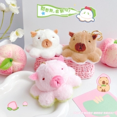 Móc Khoá Bạch Tuộc Lật Mặt Hoạt Hình 13596