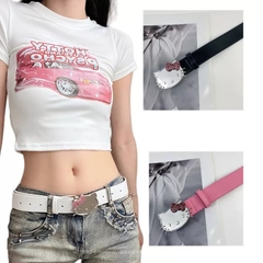 Thắt Lưng Mặt Hello Kitty Đính Đá Thời Trang 17475