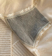 Set 5 Quần Chip, Lót Cotton Đính Nơ In Chìn Hoạ Tiết Thỏ 16209
