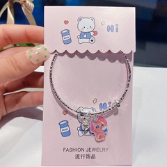 Vòng Tay Xoắn Điều Chỉnh Gắn Charm Hoạt Hình 13598