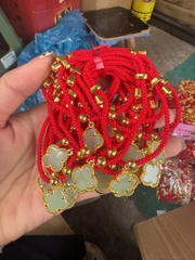 Vòng Tay Dây Rút Đỏ Gắn Charm 16587