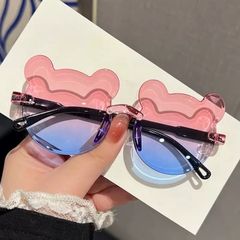 Mắt Kính Trẻ Em Tai Gấu Loang Màu 16658