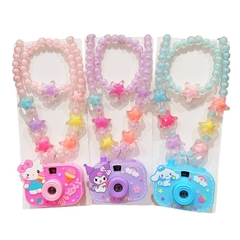 Dây Chuyền+ Vòng Tay Máy Ảnh Chiếu Hoạt Hình Đủ Mẫu Cho Bé Cute 15537