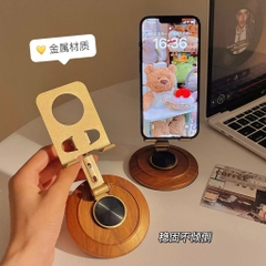 Giá Đỡ Điện Thoại Kim Loại DESK BRACKET Xoay 360° Cứng Cáp 17887