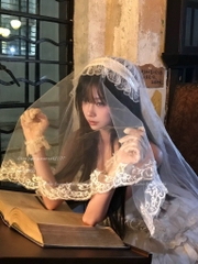 Khăn Voan Cô Dâu Trùm Đầu 1,5m 17465