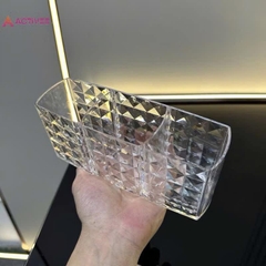 Kệ Nhựa Trong Suốt 3 Ngăn Chữ Nhật Tiện Dụng 16725