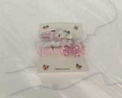 Set 2 Dây Chun Cột Tóc Thun & Kẹp Tóc Cute 15687