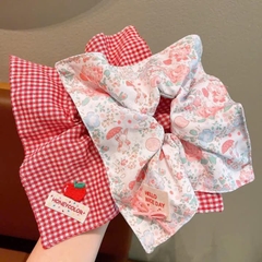 Cột Tóc Vải Scrunchies Vải Dạng Vuông Đủ Mẫu 15345