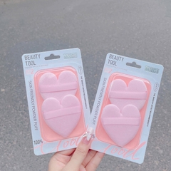 Set 2 Mút Trang Điểm Trái Tim BEAUTY TOOL GOOD 16102