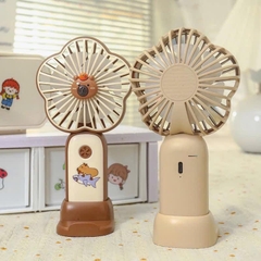 Quạt Cầm Tay Bông Hoa Đính Charm Đủ Mẫu 15511