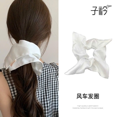 Cột Tóc Vải Scrunchies Voan Dạng Vuông Trơn 15344