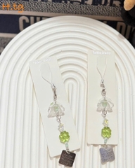 Dây Móc Điện Thoại Kiểu Charm Hạt Ngọc Chuông Gió Follow Heart 16614