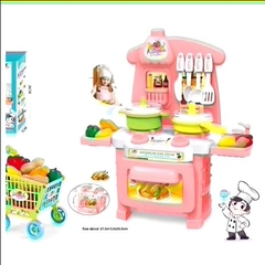 Bộ Đồ Chơi Nấu Ăn Cho Bé Có Xe Đẩy 15386