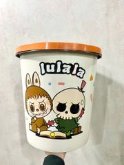 Thùng Rác Hoạt Hình To Quai Đen 16992