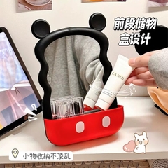 Gương Trang Điểm Để Bàn Mickey Có Hộc Đựng Dễ Thương 17135