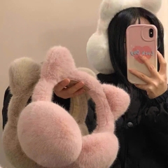 Chụp Tai Giữ Ấm Lông Mịn Trơn Tai Mèo 16708