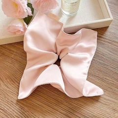 Cột Tóc Vải Scrunchies Voan Dạng Vuông Trơn 15344