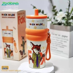 Ly Giữ Nhiệt Nắp Nhựa Nick Judy 710Ml Có Đệm Giữa Kèm Quai Xách 17574