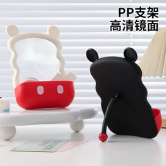 Gương Trang Điểm Để Bàn Mickey Có Hộc Đựng Dễ Thương 17135