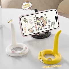 Giá Đỡ Điện Thoại Hình Đuôi Mèo Hoạt Hình cute 16250