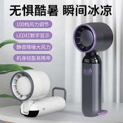 Quạt Cầm Tay 100 Cấp Độ Gấp Gọn Turbofan 15510