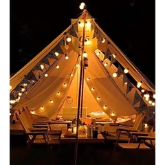 Dây Đèn 20 Bóng Tròn Trắng 5M 16655