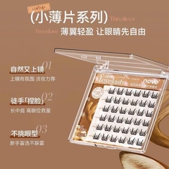 Hộp Mi Giả NOVO CALSE Nâu Sẵn Keo 16991