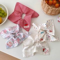 Cột Tóc Vải Scrunchies Vải Dạng Vuông Đủ Mẫu 15345