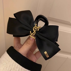 Kẹp Tóc Nhựa Hình Cung Nơ Vải Charm YSL 16779