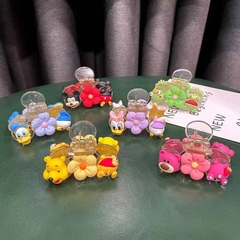 Kẹp Tóc Càng Cua Nhỏ Trong Suốt Đính Charm 10424