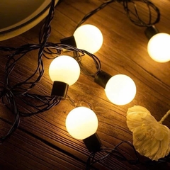 Dây Đèn 20 Bóng Tròn Trắng 5M 16655