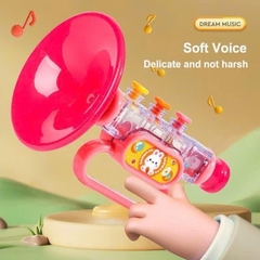 Đồ Chơi Kèn Thổi Trumpet Sắc Màu Mini Kèm Dây 17555