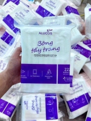 Bông Tẩy Trang Alucos LOVELY 210 Miếng Tím 16954