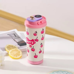 Bình Nước Giữ Nhiệt Dạng Cafe 520 ml Hiển Thị Nhiệt Độ Hoạt Hình Đủ Mẫu 17575